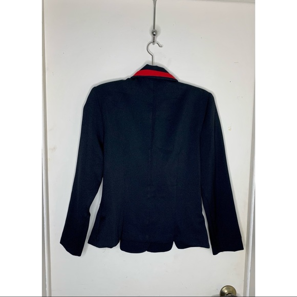 Women’s Black and Red Blazer - Picture 3 of 5